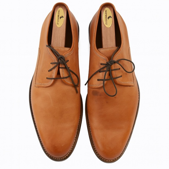 Cole Haan Tan Leather Oxfords - Picture 1 of 9